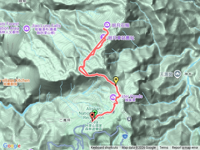 終於完成眠月線來回健走