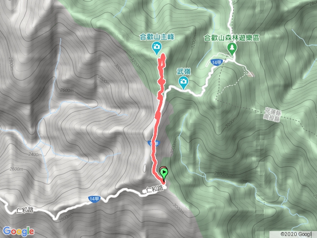 合歡山主峰 昆陽出發