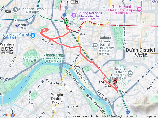 20260509-南門市場,植物園到公館