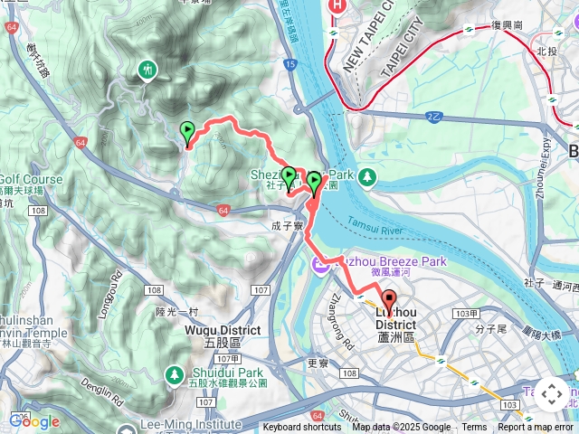 20250628  公車觀音北 56  寶纈禪寺 淡水河左岸自行車道  蘆洲空大