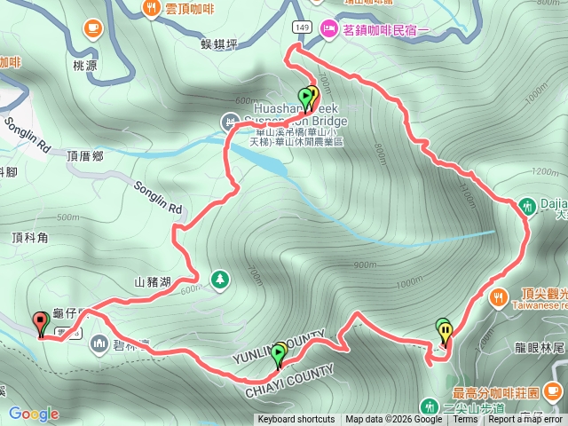 2026/03/21雲嘉大尖山、二尖山慢慢爬也很累預覽圖