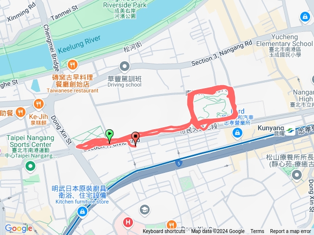 新新公園走5圈20241009