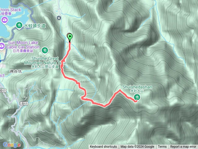 白石土地公廟上水社大山預覽圖