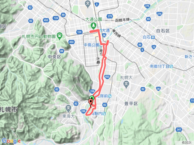2019札幌半程馬拉松路線