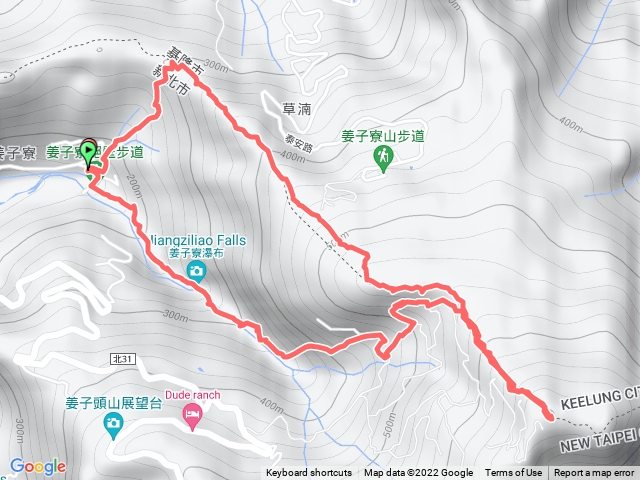 姜子寮山：姜子寮絕壁→姜子寮山→旗尾崙山 小O