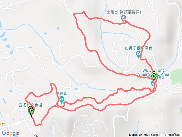 桃園蘆竹五酒桶山-海山之道-六福步道環走