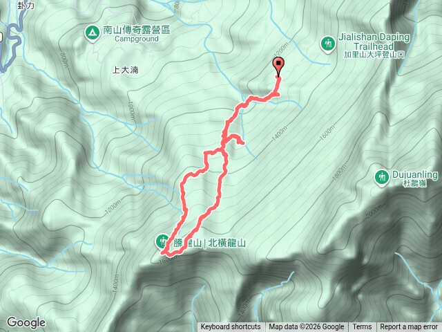 加里山前山隘勇線到騰龍山(北橫龍山)P型(含分遣所巡禮）
