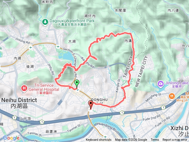 內湖白鷺鷥山+康樂山+明舉山連走（捷運葫州站-東湖）預覽圖