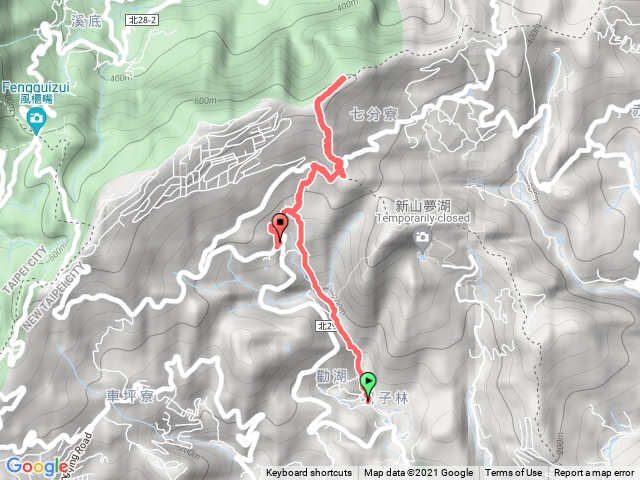 五指山古道、友蚋山