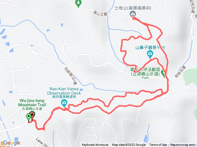 五酒桶山森林浴步道