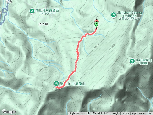 加里山前山隘勇線預覽圖