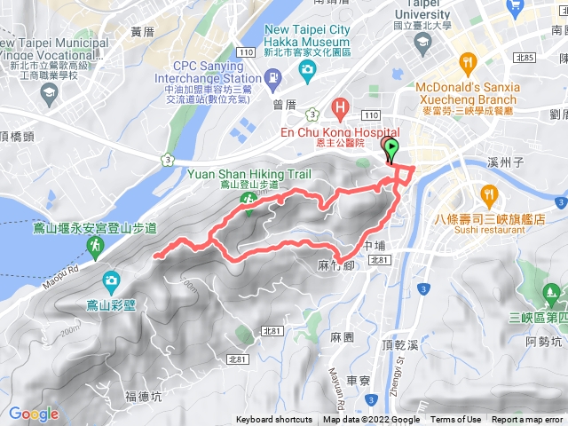 鳶山步道Ｏ型走