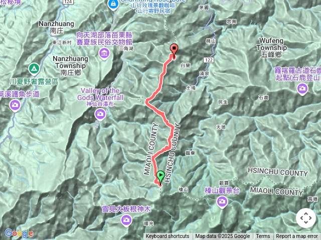 新竹五峰天際線