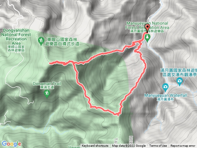 20220320東眼山拉卡山〇形