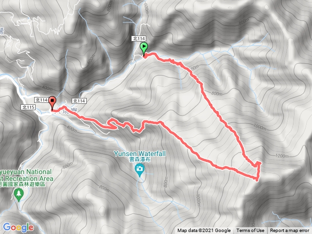 熊空紅河谷越嶺線上逐鹿山