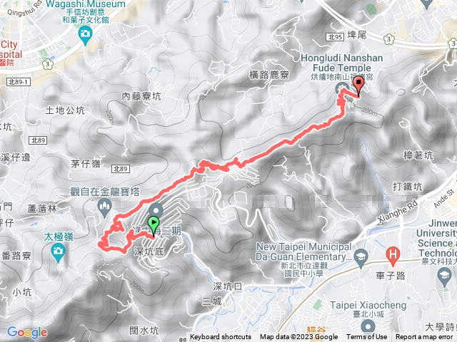 20230319 造鎮公車站 將軍嶺 山中湖 文筆山 五尖山 三清宮 烘爐地山 福德廟