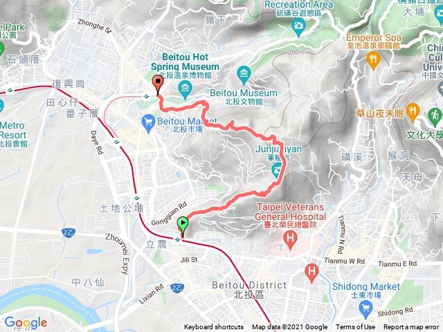 北投丹鳳山、軍艦岩縱走1101211