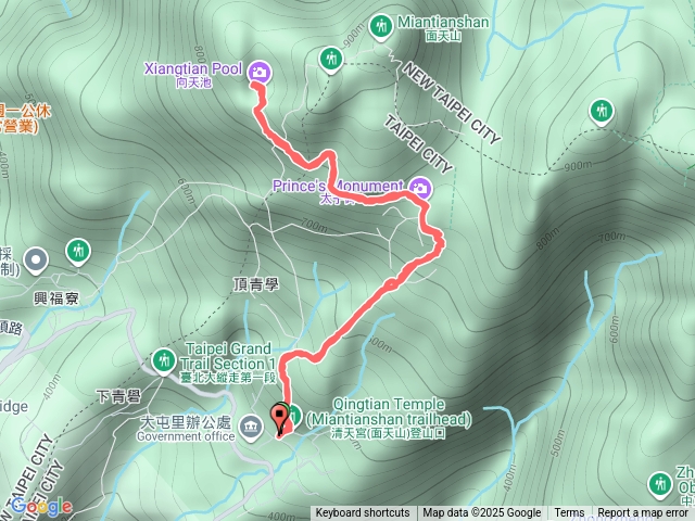 20251125清天宮-三聖宮-向天池登山口-太子碑-向天池-太子碑-三聖宮-清天宮預覽圖