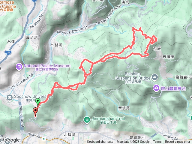 台北串行大崙頭尾山大O型順走大崙湖甜水鴛鴦湖預覽圖
