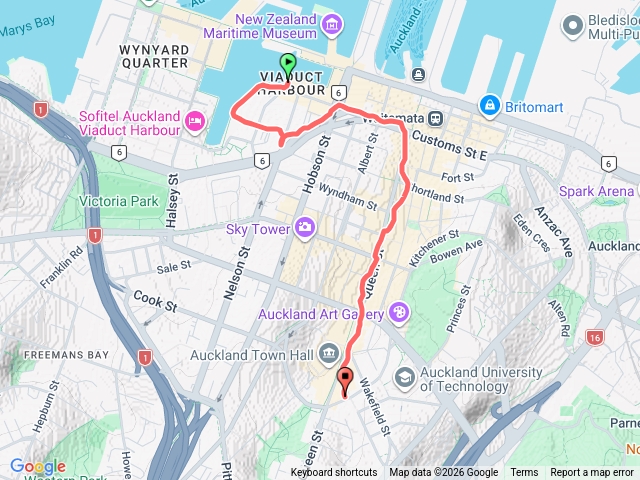 紐西蘭皇后鎮-飛抵奧克蘭-入住奧克蘭福朋喜來登酒店-碼頭健行午晚餐_2026.02.24