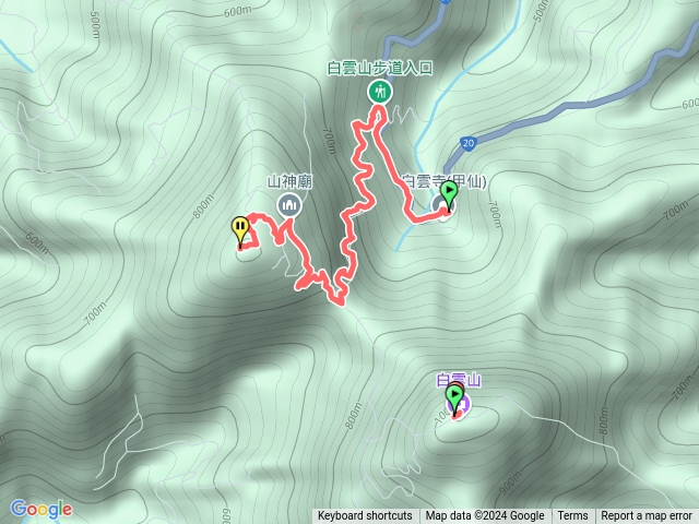 小百岳集起來白雲山步道202411231616