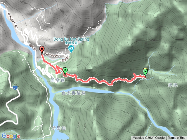 八通關古道雲龍瀑布