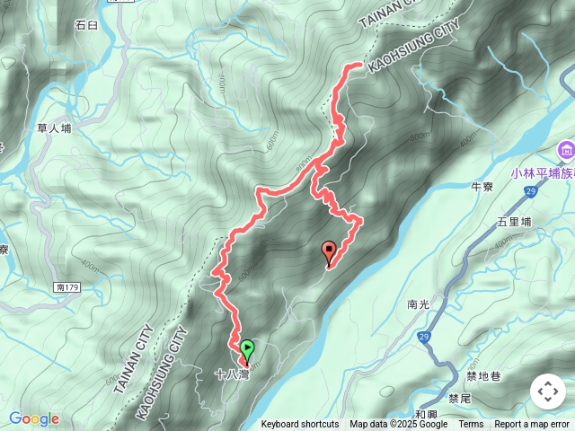 18灣產道-圓山（南瀛百岳）-939峰O形