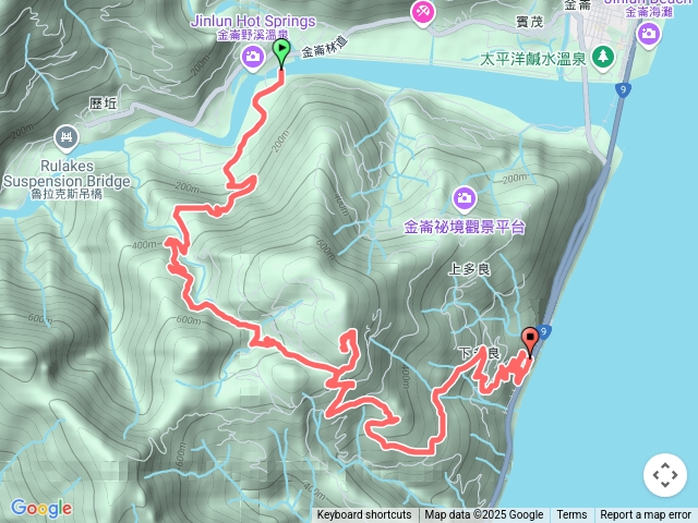金瀧多縱走2025/02/28～yaya