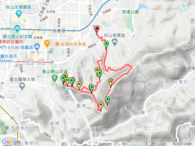 四獸山、南港山、九五峰縱走