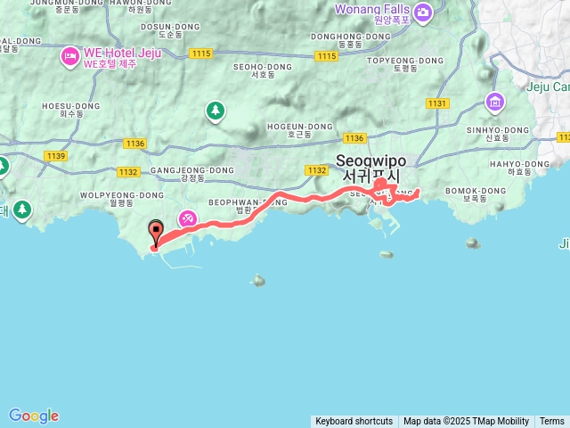 2025610.28探索星號郵輪之旅濟州島岸上觀光自由行軌跡