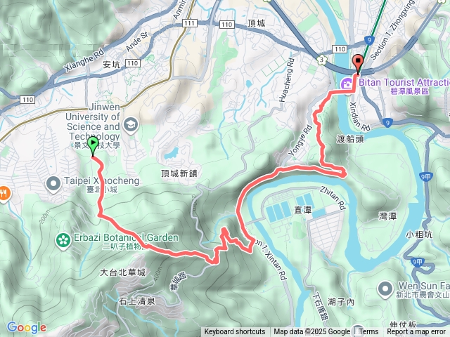 2025-1130 新店三(二)潭縱走預覽圖