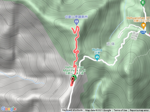 20211022合歡主峰走上跑下