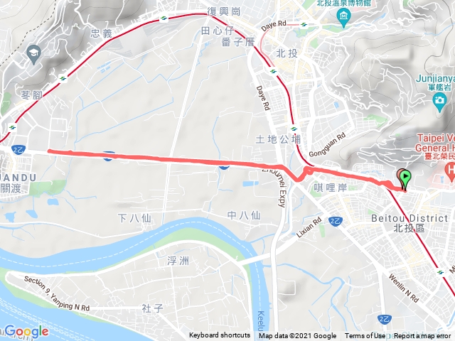 2021.09.05.晨運.關渡來回