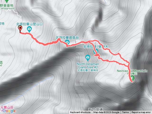 內鳥嘴山+北得拉曼