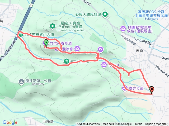 瑞井古井登山步道五福相思樹大葉合歡鯉魚山公園本木橋龍止觀梁亭竹坑南寮登山步道預覽圖