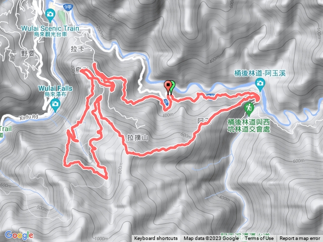 阿玉溪拉樸山雲大刀山