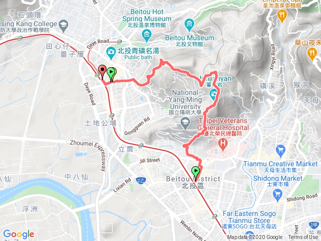 軍艦岩、丹鳳山親山步道