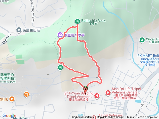 台北榮總登軍艦岩O型