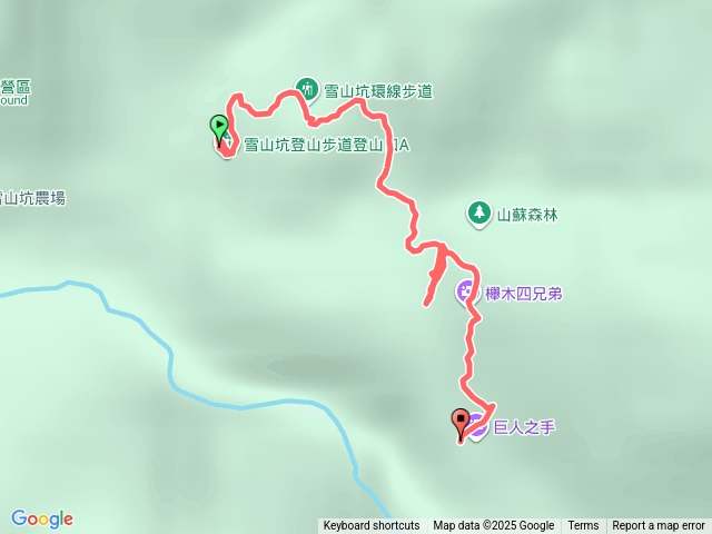 雪山坑步道預覽圖