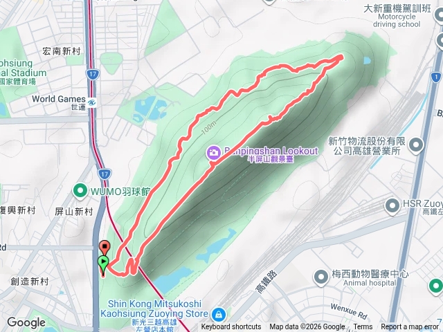 半屏山O繞預覽圖