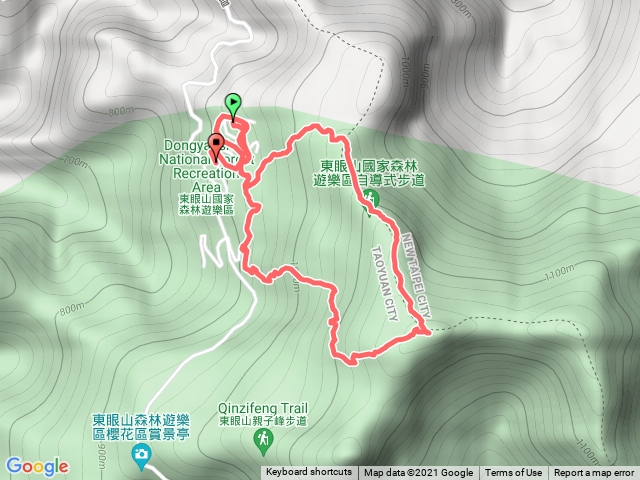 東眼山自導式步道三角頂
