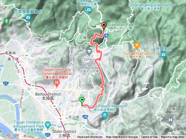 德東338巷/玉稠湖山/文化大學/紗帽山一日遊
