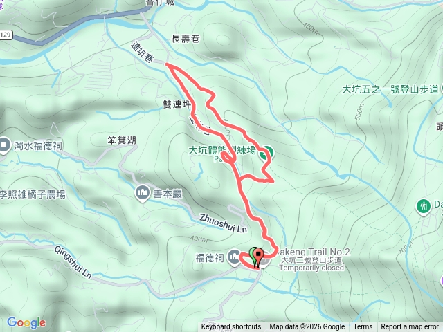 大坑1號體能場外圍探索