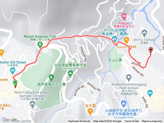 山尖路步道 九份-金瓜石