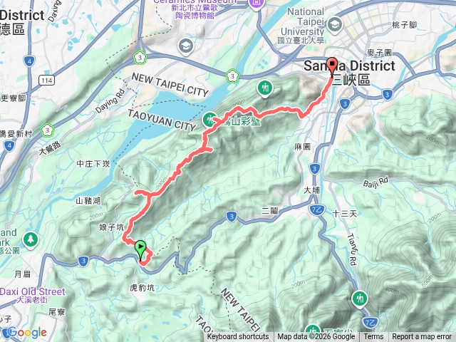 溪鳶縱走賞血藤(大溪龍山寺、壽山、烏塗窟山、五十分山、鳶山、鳶尾山)預覽圖