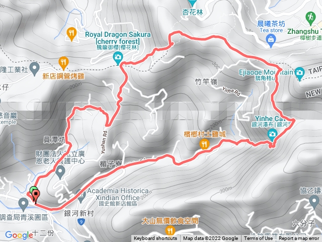 明山路-玉山路-優人神鼓-樟湖步道-銀河洞越嶺