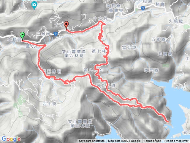 2021/11/21鷺鷥潭山~九股山~翡翠水庫邊來回