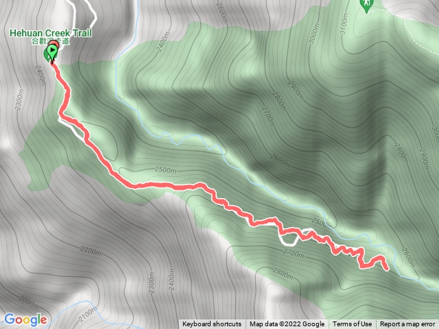 合歡溪步道健行