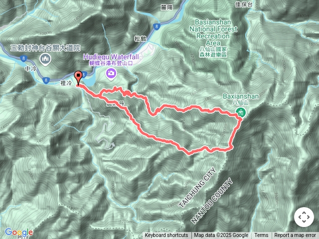 蝶夢八唐（裡冷登山口往返）