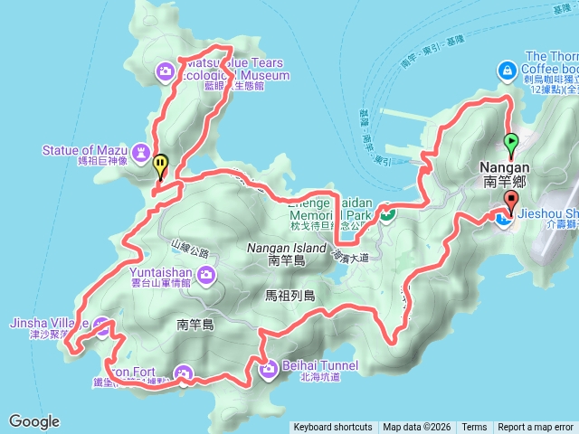 馬祖南竿徒步環島